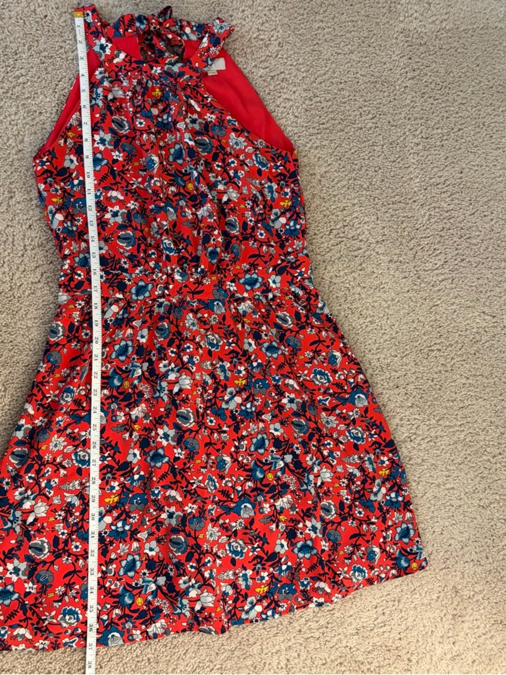 LOFT floral halter dress - Picture 9 of 10
